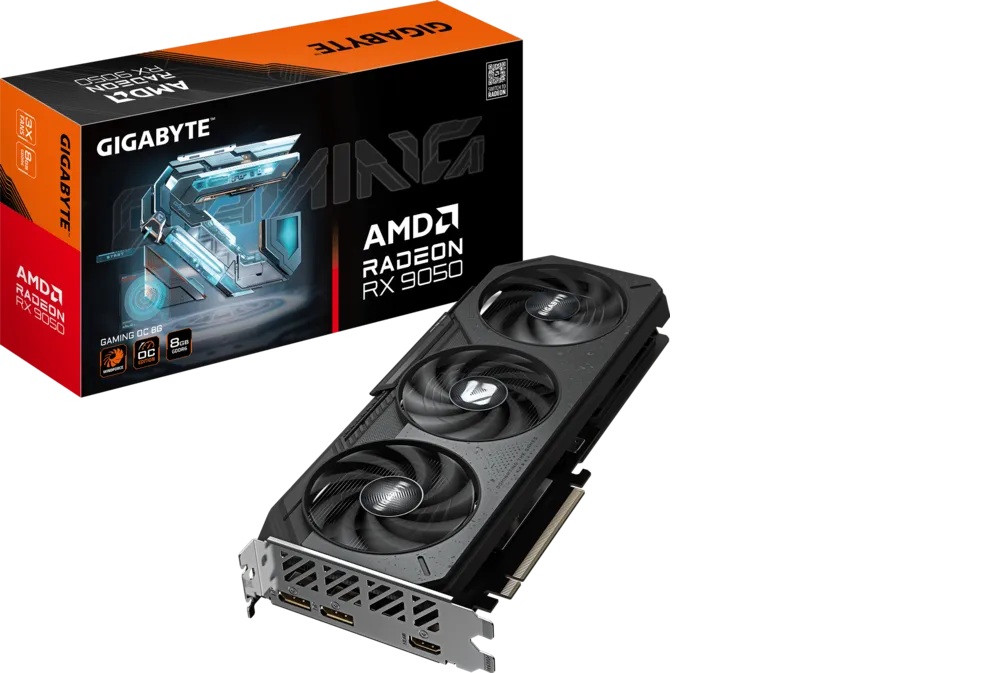 TARJETA DE VIDEO GIGABYTE (GV-R9050GAMING OC-8GD) RX 9050,8G