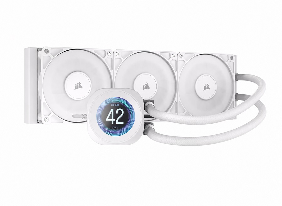 CORSAIR VENTILADOR P/CPU CORSAIR (CW-9061034-WW) NAUTILUS 360 RS LCD BLANCO
