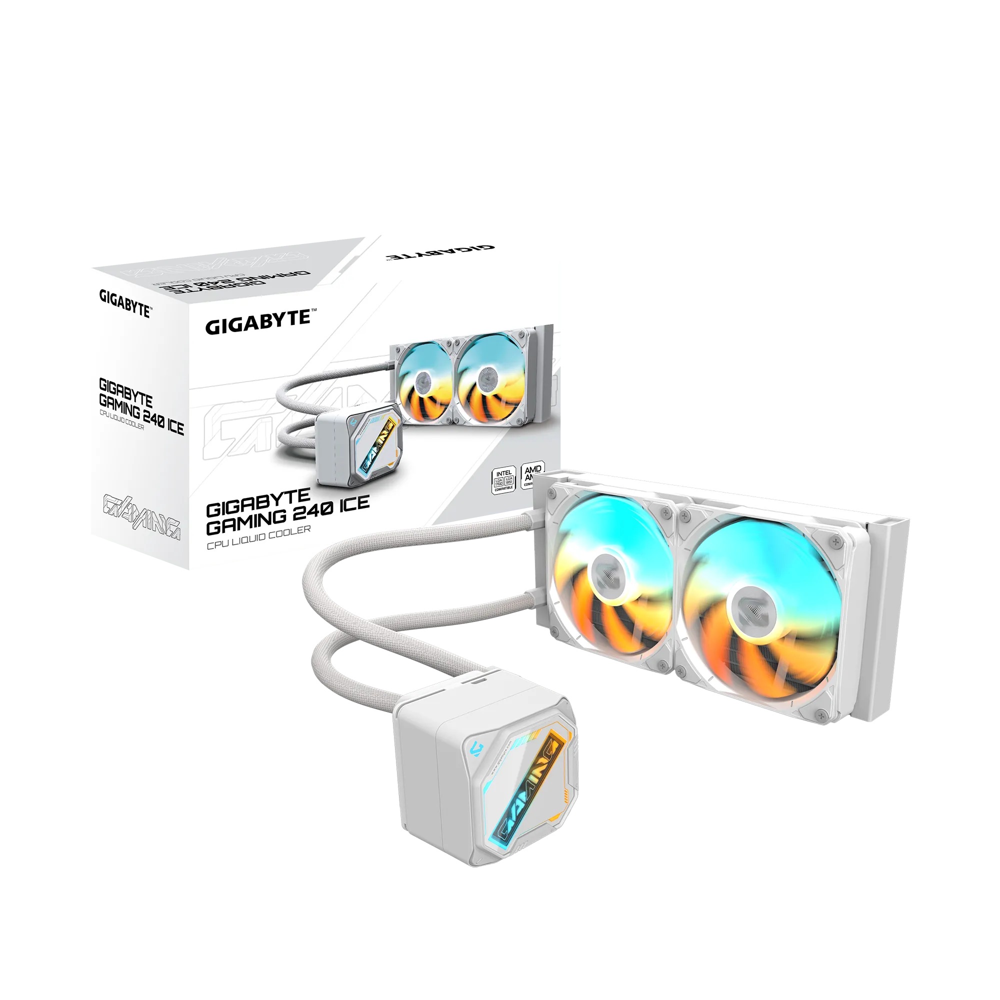 VENTILADOR P/CPU GIGABYTE (GP-GIGABYTE GME 240I) ARGB,ENFRIA