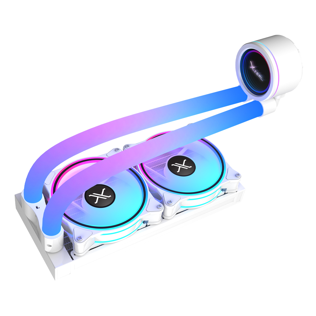 VENTILADOR P/CPU XZEAL (XZCO413W) XZ413,ARGB,ENFRIAMIENTO LI