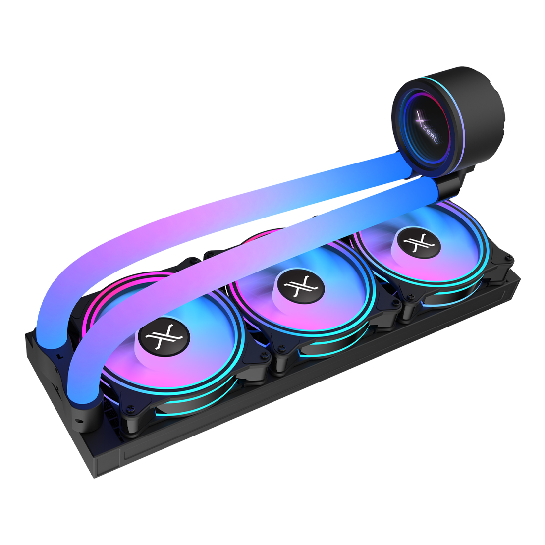 VENTILADOR P/CPU XZEAL (XZCO414B) ARGB, ENFRIAMIENTO LIQUIDO